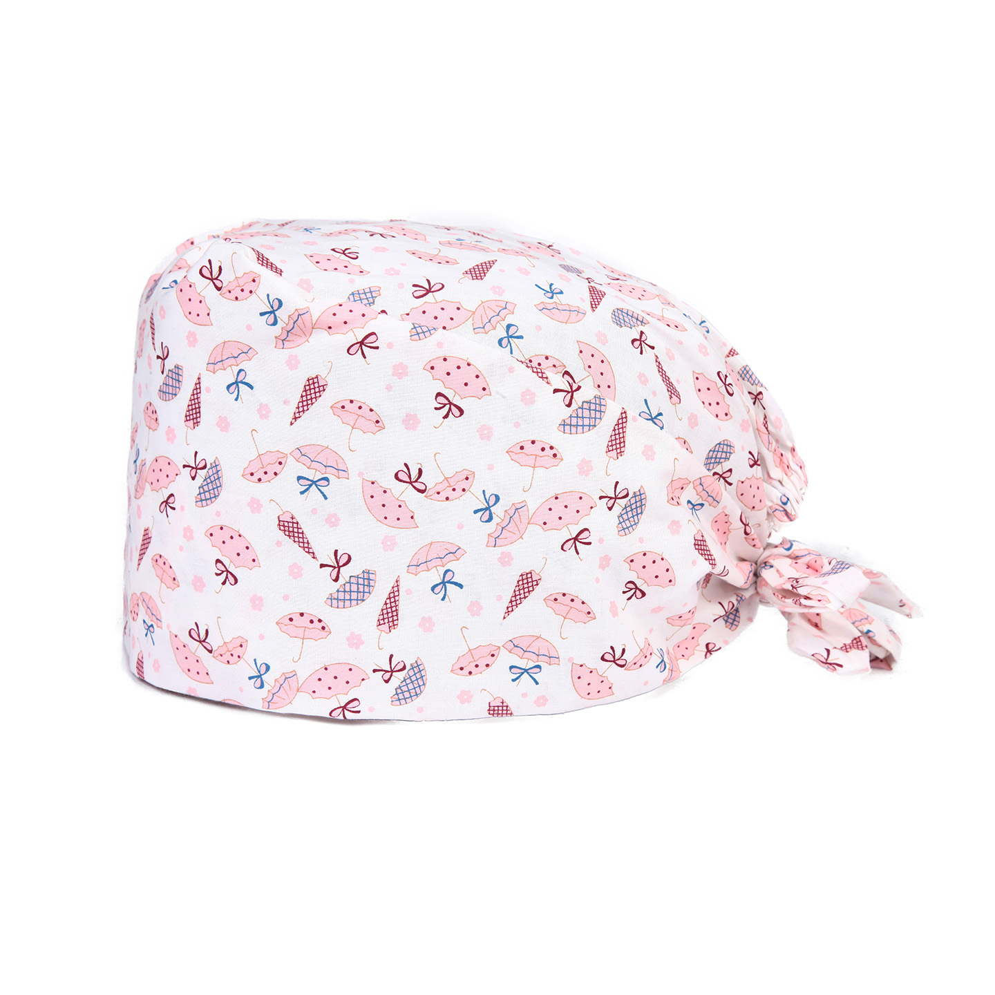 A-001 Gorro con lazo para paraguas floral pequeño rosa claro