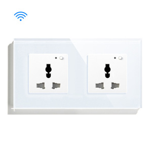 Тип 86 13A многофункциональный с тремя отверстиями Wi-Fi Умный домашний пульт дистанционного управления розетка Doodle Zigbee новое поколение домашней автоматизации