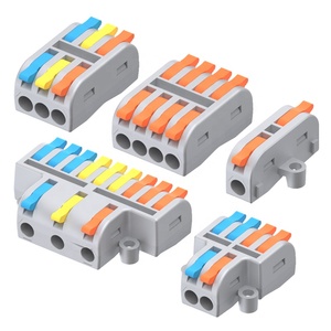 Terminal de conexión rápida de 2 en 6 salidas, Conector de cable de alta corriente, dispositivo paralelo, caja de distribución, hogar - Product Image 6