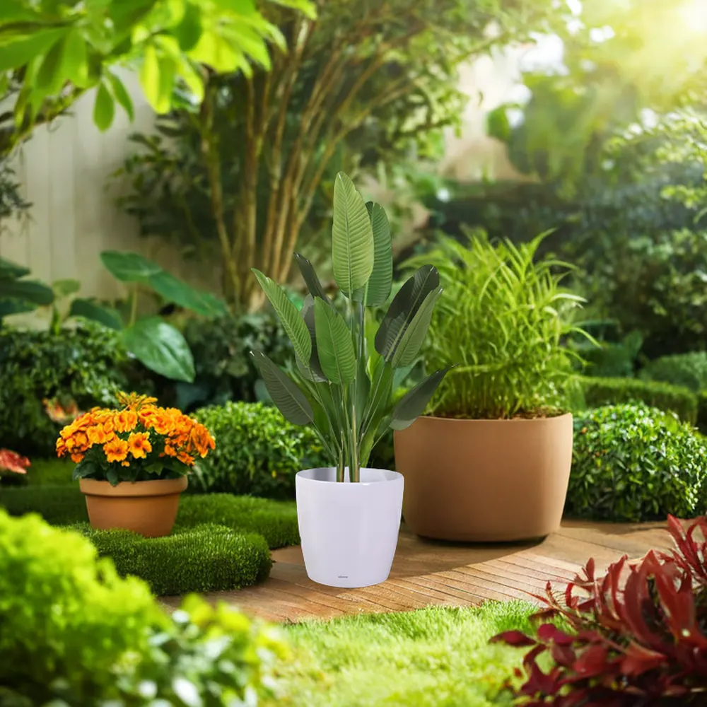 All'ingrosso di alta qualità PP giardino vasi da fiori Design personalizzato fioriere alte per uso interno ed esterno decorazioni per la casa