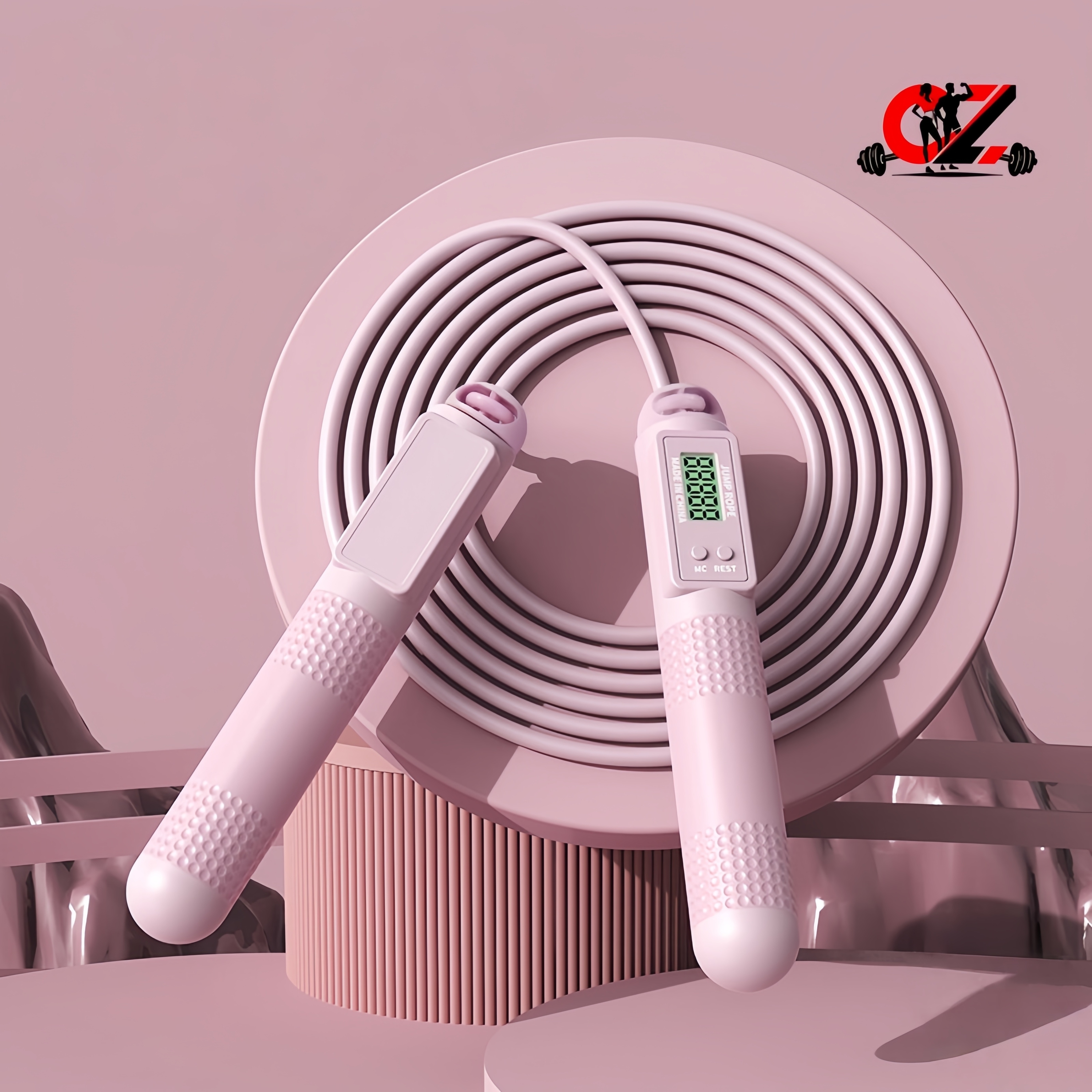 Pink 3m steel wire rope