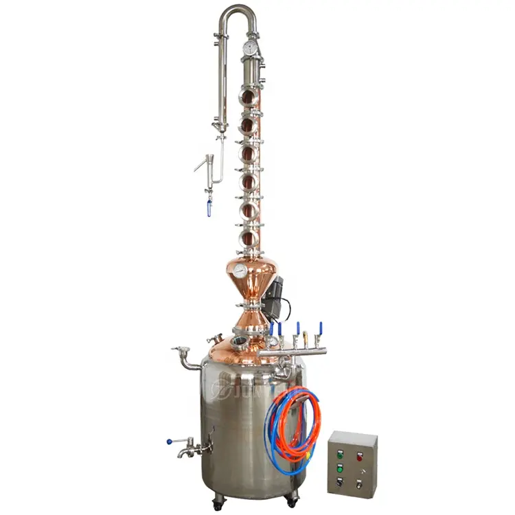 Alcohol Destilleren Apparatuur Capaciteit 50L-200L Alcohol Making Machine Destillatiekolom Voor Whiskey