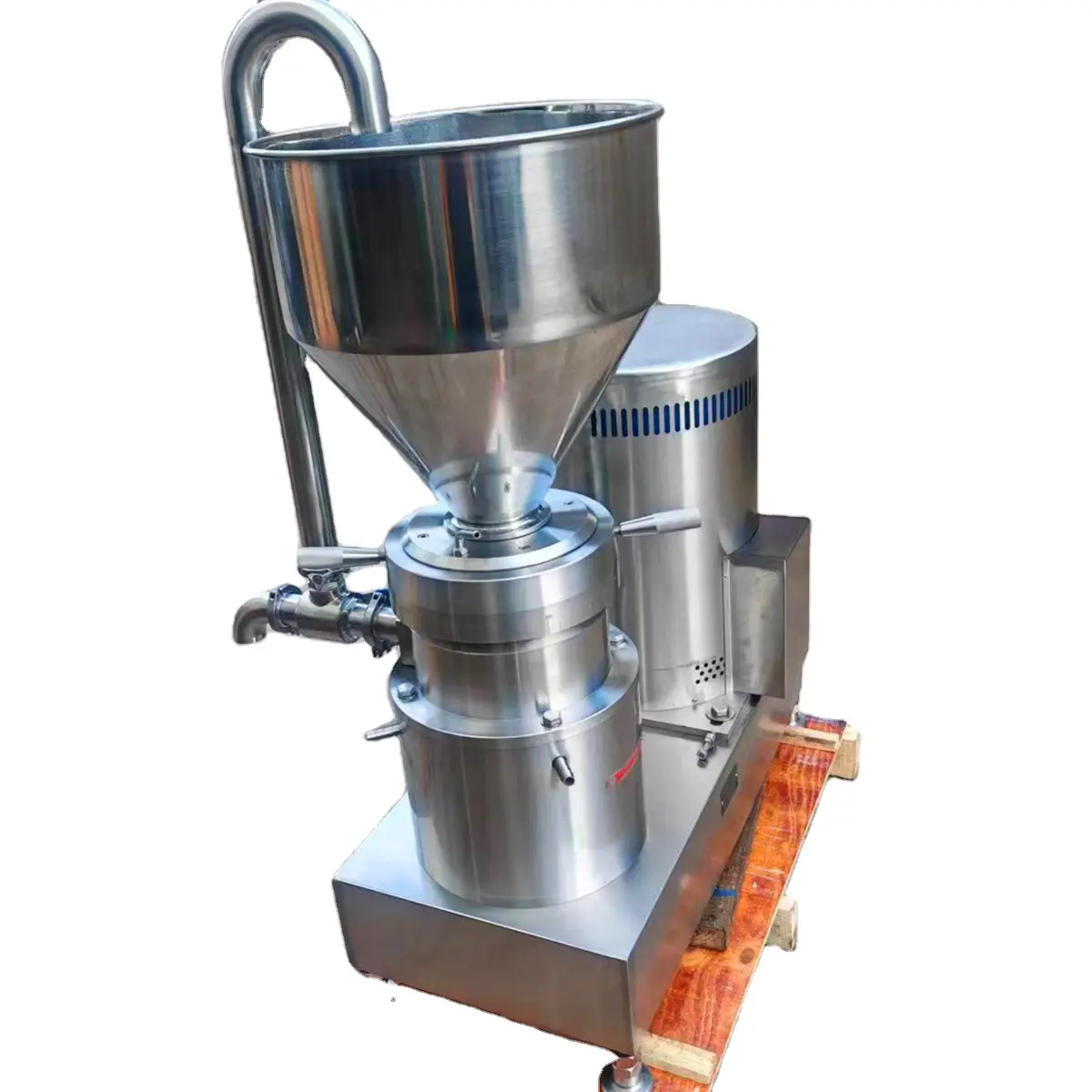 Su misura di produzione di cacao di arachidi di sesamo acciaio inossidabile mulino colloide JMF-80 della macchina per macinare