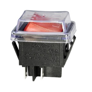 Donghai RS Hàn Lug nhựa kim loại IP67 2P 250VAC 20A Rocker chuyển đổi cho bàn đèn chuyển đổi hệ thống âm thanh - Product Image 1