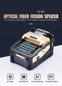 Fiber Optical <strong>Fusion</strong> <strong>Splicer</strong> AI-8C Fully Automatic High Precision <strong>Portable</strong> Optical Fiber Cable <strong>Fusion</strong> <strong>Splicer</strong> Machine - Product Image 3