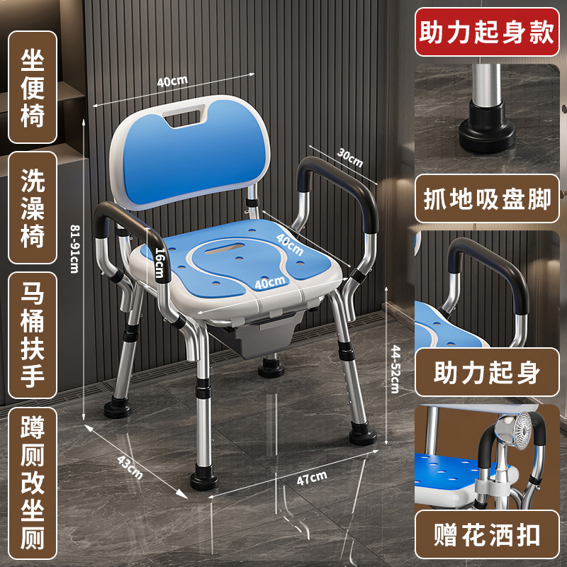 Ordinary Blue with toilet bowl
