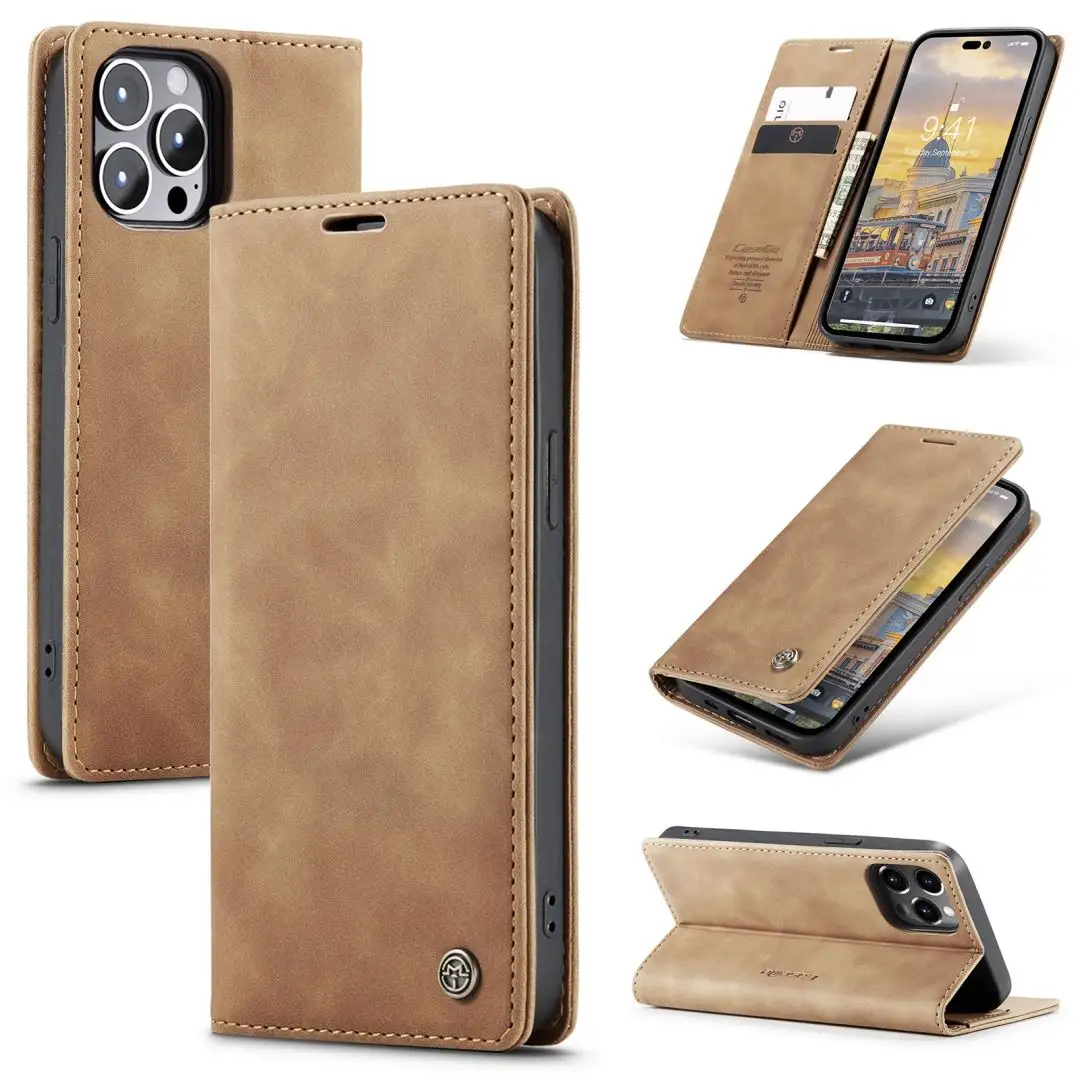 Retro Trường Hợp Điện Thoại Cho Iphone 14 13 12 11 Pro Max Wallet Lật Trường Hợp Điện Thoại Di Động Phụ Kiện Cho Iphone XS XR 7 8 Cộng Với Da Bìa