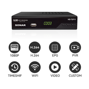 กล่องทีวี DVB-T2ตัวถอดรหัส lptv dstv สำหรับ Africa dvbt2 USB เครื่องรับสัญญาณทีวีแบบ set-top box DVB T2 - Product Image 1