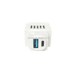 内置机构的USB C型电源插座5V DC 3.4A快速充电器C型插头和插座 - Product Image 6