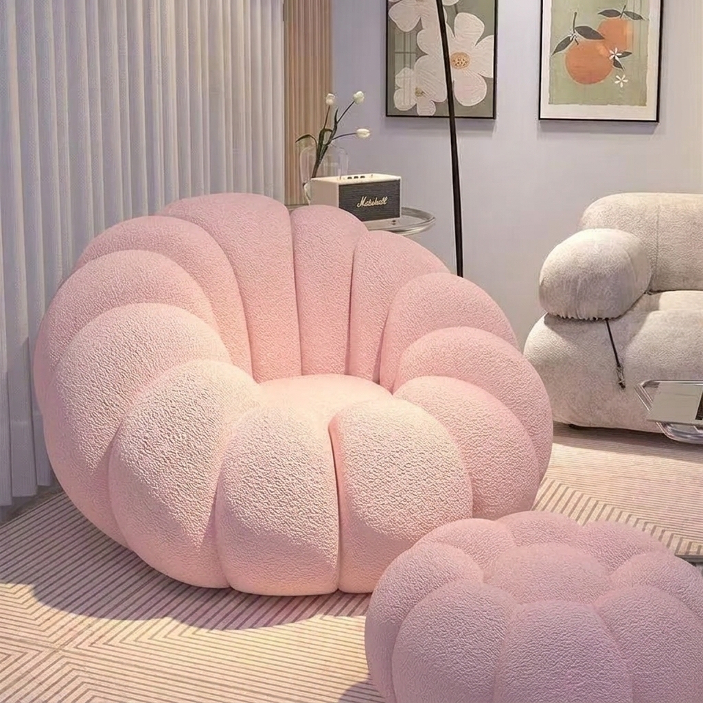 Lamb wool pink