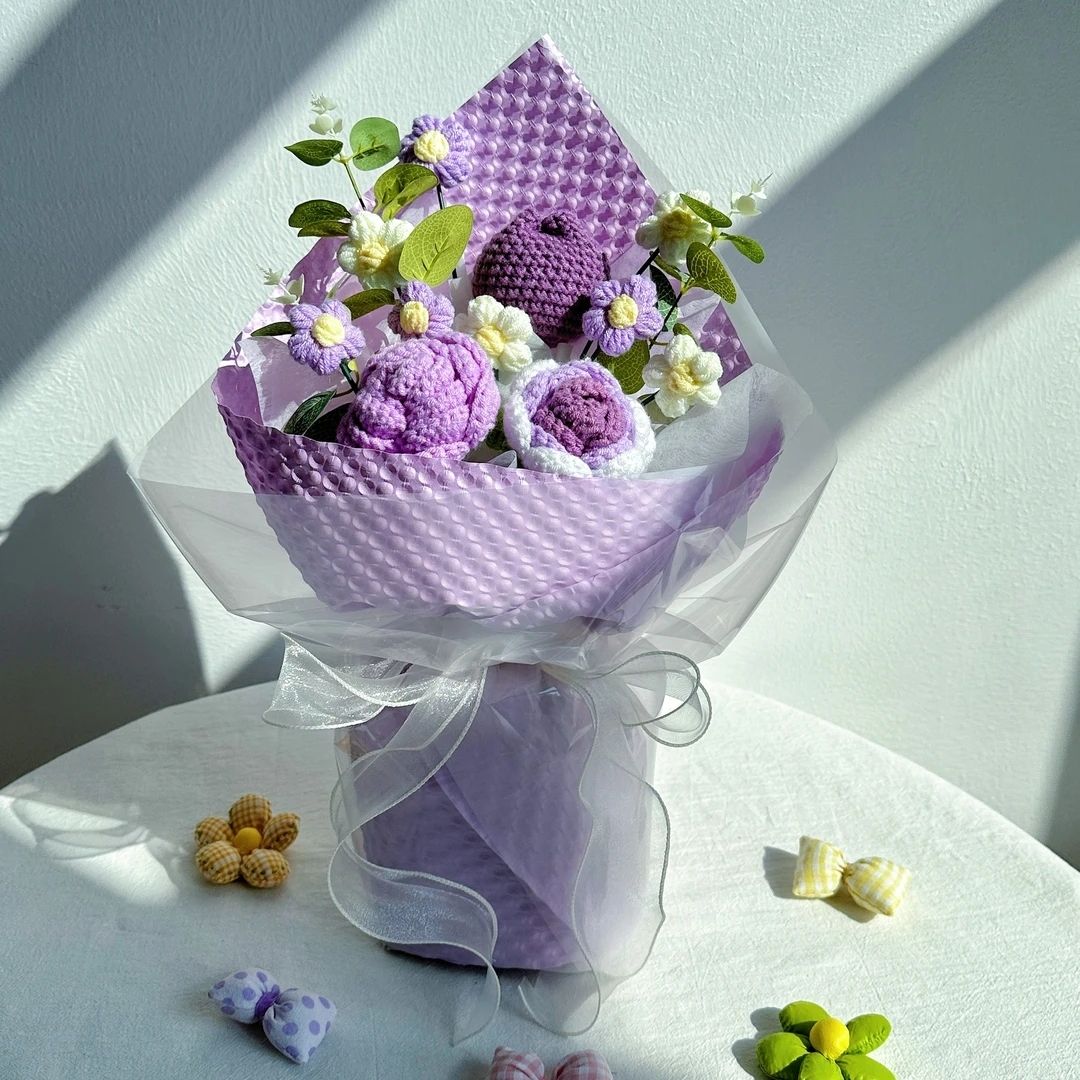 Petit Bonheur Violet [Comprend un sac cadeau + Greeti