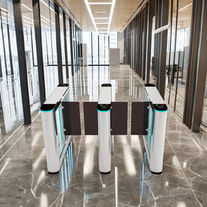 Wkt Rfid girevole biometrico Nfc sistema di controllo accessi Wiegand riconoscimento del volto di lusso Swing barriera cancello con codice Qr per palestre - Product Image 6