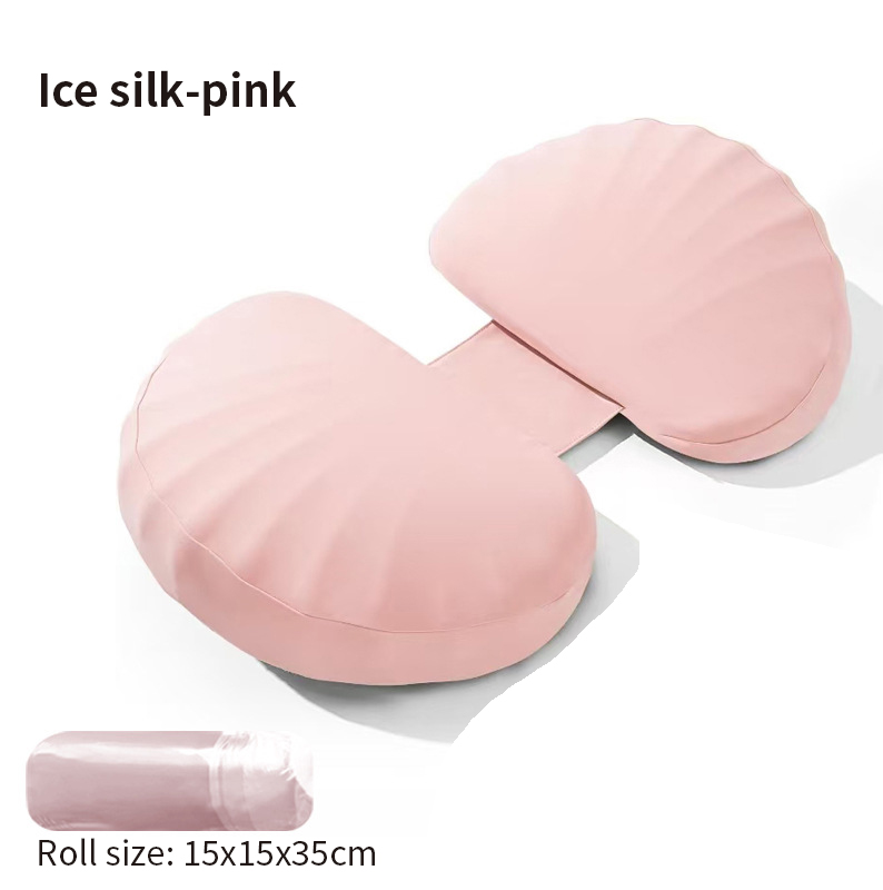 Seda de hielo rosa