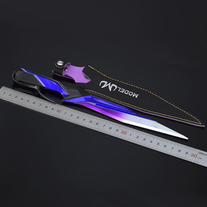 Trò chơi hoạt hình phụ kiện valorant kỳ dị dao với bao da 30cm đầy đủ kim loại đạo cụ nghệ thuật thủ công trang trí nội thất - Product Image 6