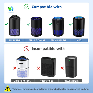 Nhà máy tùy chỉnh 3-in-1 H13 <span class=keywords><strong>HEPA</strong></span> lọc thay thế bộ lọc tương thích với tolife TZ-K1 Máy lọc không khí MK01 MK06 Máy lọc không khí lọc - Product Image 6