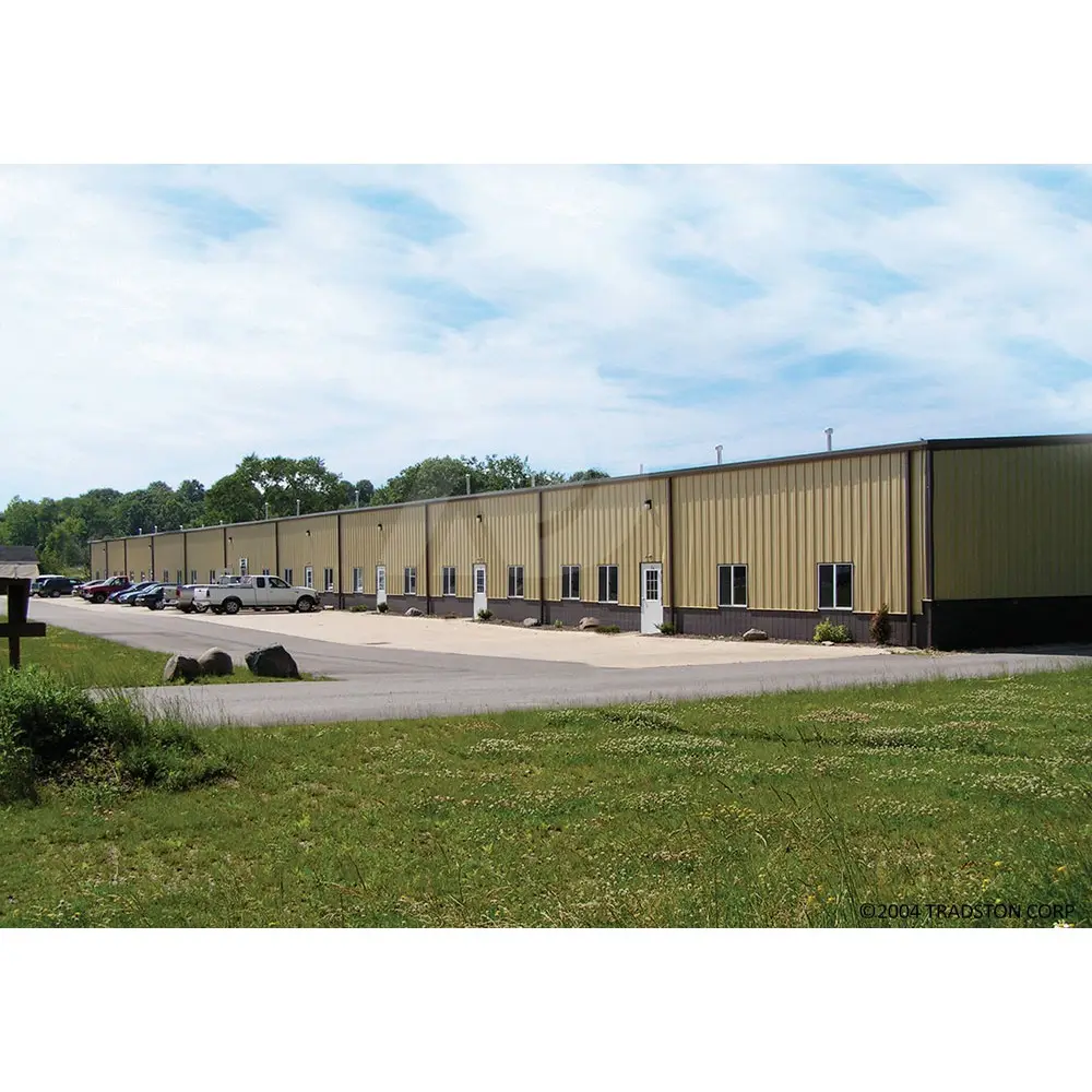 Design moderno leggero struttura in acciaio magazzino laboratorio casa edificio industriale con pannello pv in vendita
