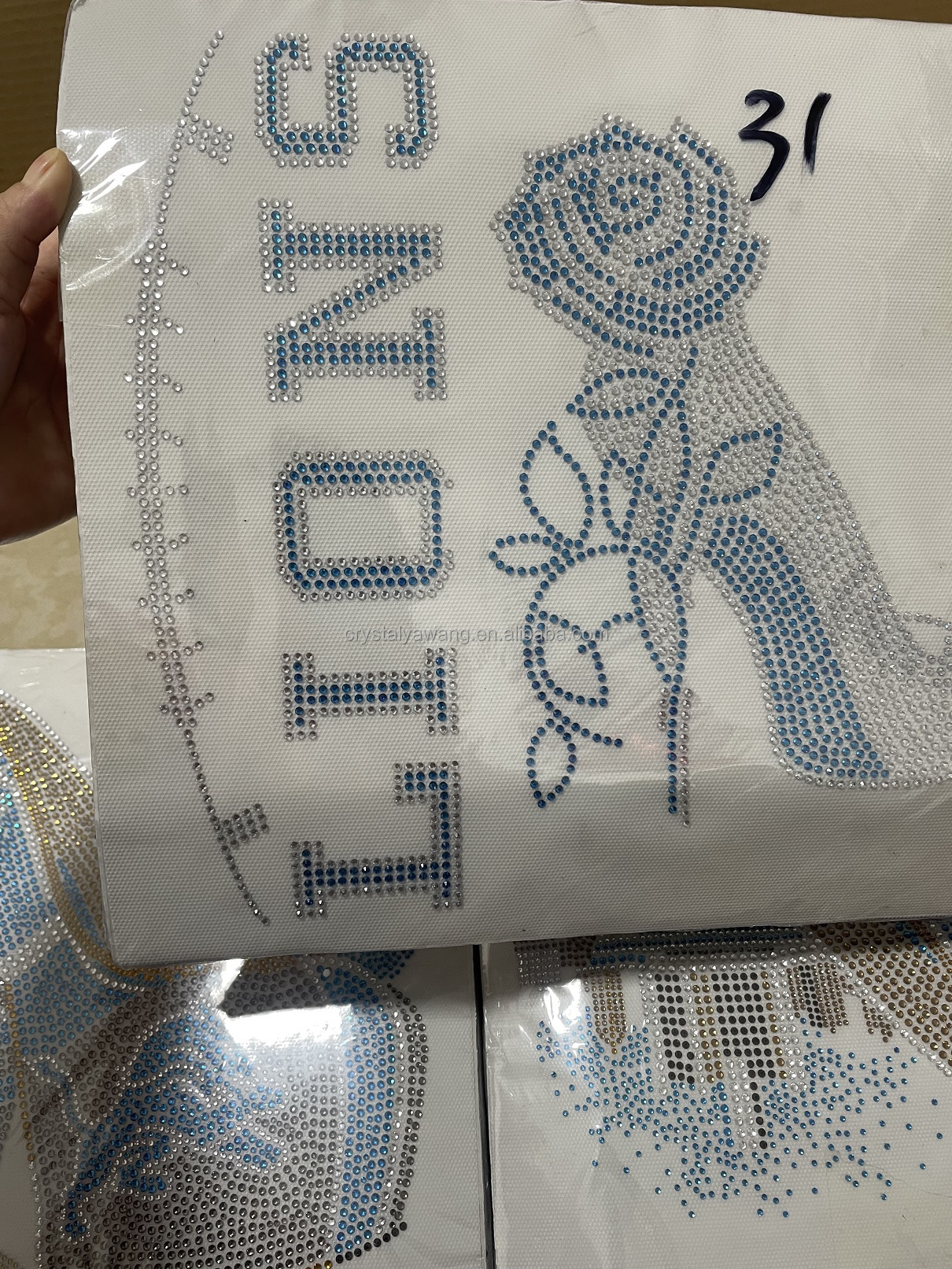 Design #11 crystal blue