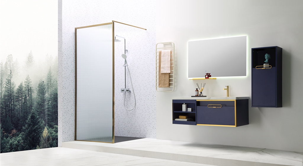 2021wall mounted mirror hotel bathroom vanity cabinet