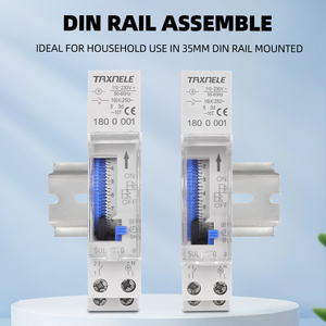 Meccanico 15 minuti 24 ore Timer interruttore orario digitale relè SUL180a 16A 24 ore programma Timer analogico guida DIN - Product Image 6