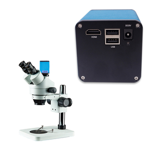 KUAIQU กล้องจุลทรรศน์ CCD,กล้องอิเล็กทรอนิกส์ CMOS C Mount HD กล้องดิจิตอลมีจอ LCD อิเล็กทรอนิกส์ - Product Image 6