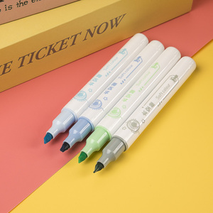 Pastel Liquid <strong>Highlighter</strong> Pen Set Soft <strong>Chisel</strong> Oblique Tip With Pigment <strong>Marker</strong> for Bible Study and Office Use