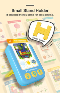 Mehrsprachiges Englisch Russisch Spanisch Arabisch Pädagogische Mini-Lernmaschine Montessori Talking Flash Card mit 55 Karten - Product Image 4