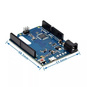 Placa DE DESARROLLO <span class=keywords><strong>Leonardo</strong></span> <span class=keywords><strong>R3</strong></span> ATMEGA32U4 con cable de datos USB placa azul chip QFN compatible con kit de nivel de entrada - Product Image 5