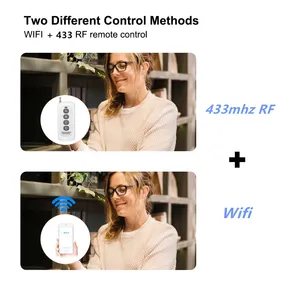 1CH RF Smart Switch 12V 24V 220V AC DC WIFI Ewelink telecomando interruttore apriporta Garage 10A relè autobloccante - Product Image 6