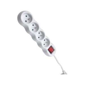 Enchufe multifunción con enchufe de cable Extensión eléctrica de 4 vías Interruptores y enchufes eléctricos