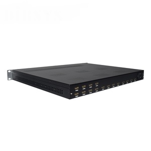 Modulador HD Codificador digital 24 en 1 HDM I a RF DVB-T DVBC ISDBT CATV Modulador RF