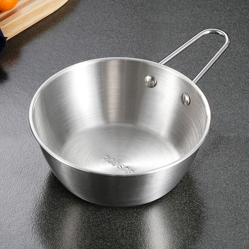 silver with handle