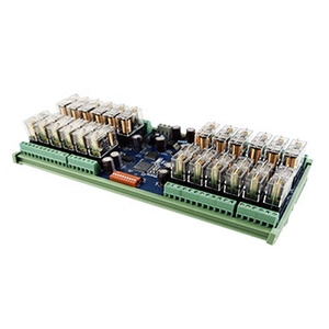 Módulo de relé de comunicación RS485 de 24 canales Protocolo Modbus Interruptor de dirección Salida Contacto remoto de alta potencia Protección sellada - Product Image 1