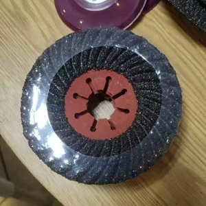 树脂纤维圆盘衬垫4-1/2 "X 5/8"-11，带研磨机锁紧螺母 - Product Image 4