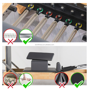 Disesuaikan bahan kayu ek Pilates yang tahan lama dengan Tower untuk kasur inti Studio dengan bekas reperia Trapeze setengah Mesin - Product Image 2