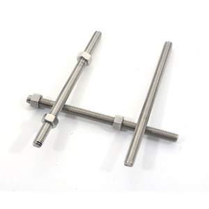 สลักเกลียวและน็อตสเตนเลสสลักเกลียวเชื่อมแบบเกลียวสองด้าน M24 M20ตามสั่ง - Product Image 4