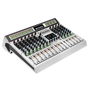 Paulkitson <strong>Mixer</strong> MX12 DJ Controller <strong>Mixer</strong> 12Channel <strong>Pro</strong> Audio Console Sound Professional Digital Console <strong>Mixer</strong> Sound System