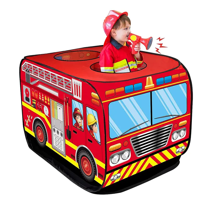 Hete Verkoop Kinder Speelgoed Tenten Politie Ambulance School Bus Brandweerwagen Andere Tenten Voor Kinderen Cadeau
