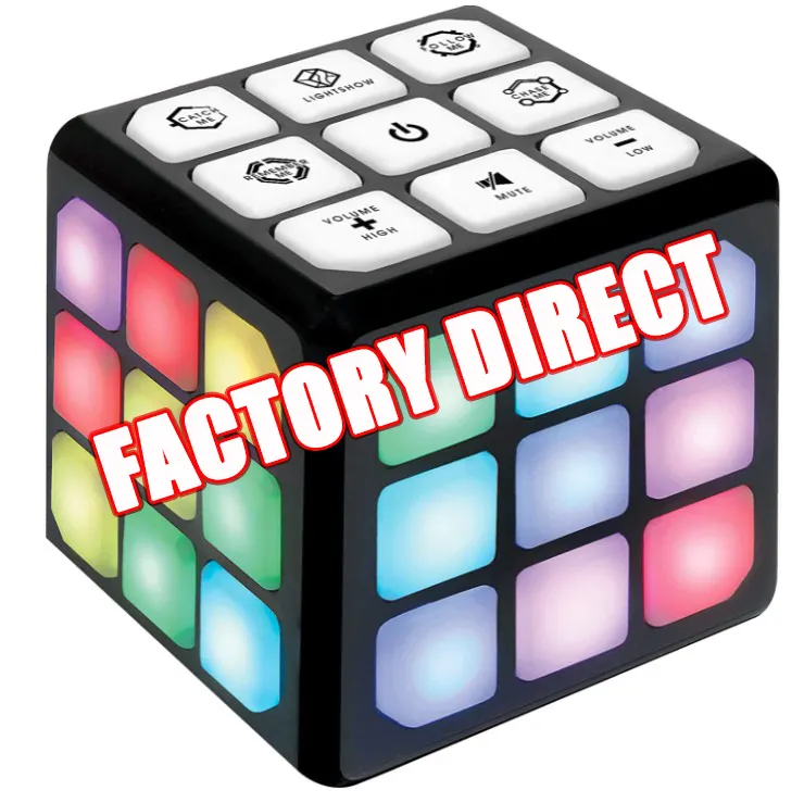 4 IN 1 Puzzle elettronico gioco cubo memoria cervello giocattolo di addestramento colore variabile lampeggiante cubo musicale per regalo di natale