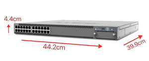 EX4400-24T Ethernet Netzwerk Switch mit PoE stapelbar SNMP QoS VLAN Funktionen Neu & auf Lager