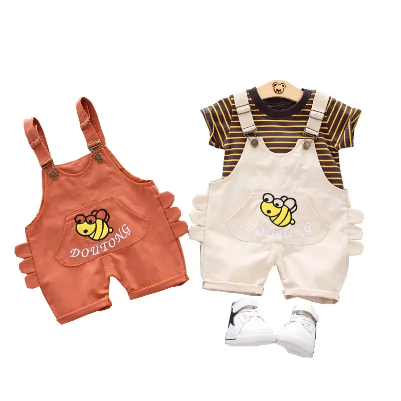 Design de moda Primavera E Outono Conjuntos de Roupas Infantis 2 Anos Meninas Roupas de manga comprida Tops Calças Suit