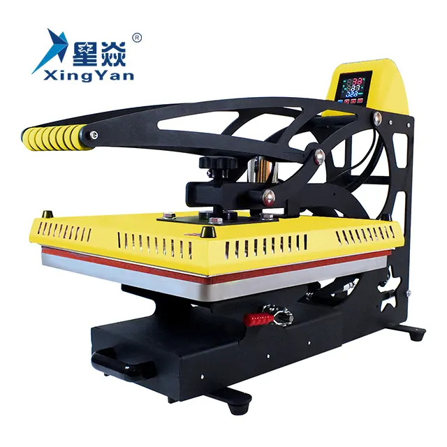 Xingyan Auto Open Magnetic 16x20 Slide Out Sublimation T Shirt Transfer 40x50cm Máquina de prensa de calor semiautomática con cajón