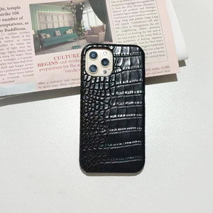 เคสโทรศัพท์หนังจระเข้แบบแข็งสำหรับ iPhone 13 12 14 PRO MAX ฝาครอบป้องกันมือถือสุดหรูสำหรับ iPhone 11 Pro XS MAX - Product Image 4