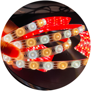 แถบไฟ LED ยืดหยุ่น24V พร้อมเลนส์48LEDs/M 20วัตต์/เมตร2700-6500K CCT แถบสะท้อนแสงสำหรับกล่องไฟ - Product Image 2