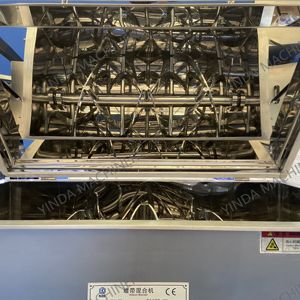 250 lít để 1000 L trộn máy ngang trục đơn Mixer thép không gỉ 304 Ribbon Máy xay sinh tố - Product Image 6