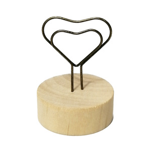 Sáng Tạo Và Dễ Thương Bằng Gỗ Tin Nhắn Chủ Đứng Máy Tính Để Bàn Ghi Chú Chụp Ảnh Clip Máy Tính Để Bàn Đứng Trang Trí - Product Image 3