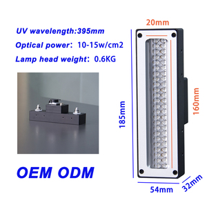 带控制器的紫外粘合树脂清漆2200W 365NM 395NM 405NM发光二极管紫外固化系统