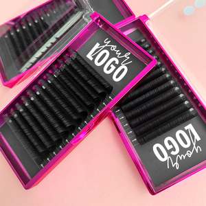 New Style <strong>Lashes</strong> Dd d Curl Spikes <strong>Lashes</strong> Extensions Real Eyelash Vendor Bulk <strong>Lash</strong> with Custom Box - Product Image 3