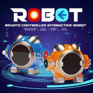 Elettronico Touch Sensitive programmazione Stunt Kid Dancing Robot intelligente RC telecomando Robot con luce di raffreddamento