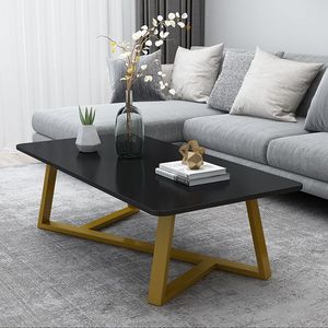 Mesa de centro pequeña Rectangular para el hogar de diseño moderno, mesa de té multifuncional de lujo de mármol - Product Image 5