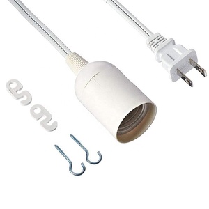 1.2 metre işıklı uzatma duy Plug-In 112 V 120V himalaya Dimmer kontrol anahtarı kablosu yedek güç kablosu - Product Image 2